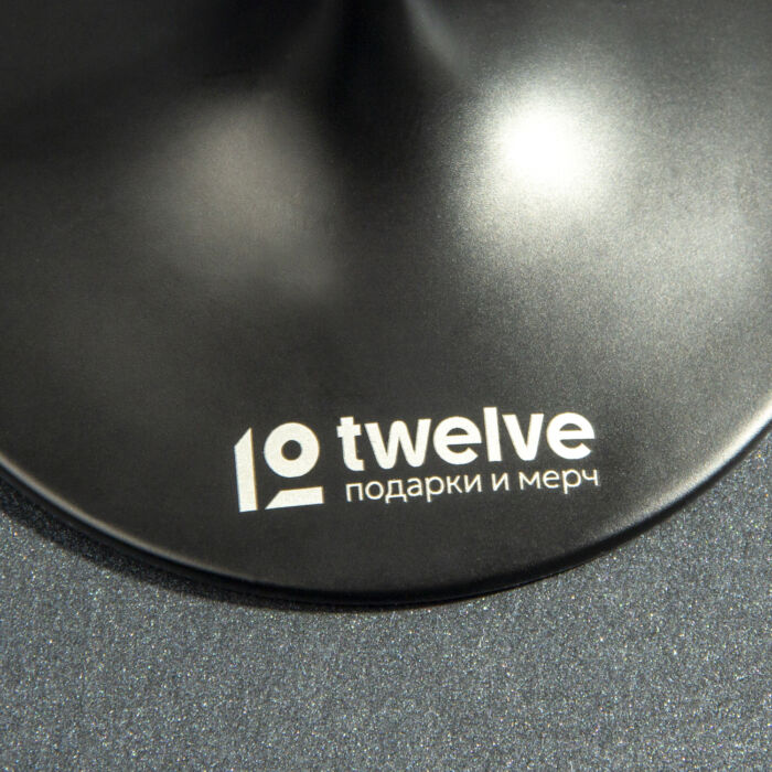 Набор из двух бокалов для игристого вина и одной ножки, черный